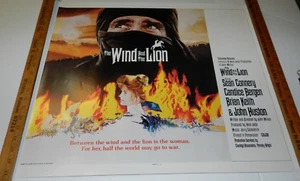 Vintage Original 1/2 sheet poster 1974 THE WIND AND THE LION Sean Connery 22x28 - Picture 1 of 7