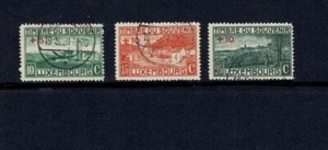 LUXEMBOURG 1921 WAR MONUMENT FUND SET OF 3 VERY FINE USED OFF PAPER - Imagen 1 de 1