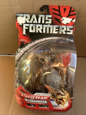 Hasbro 2006 Transformers Protoform Starscream Decepticon Deluxe Movie Preview - Image 1 of 3