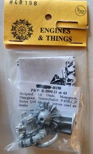ENGINES & THINGS 1/72 P &W R-2800-21 or 63 ENGINE P-47B,C,D #48198 - Picture 1 of 5