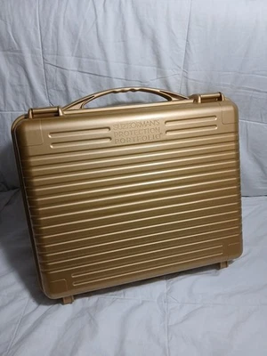 Suze Orman's Protection Portfolio Financial Organizer Inserts Gold Brief Case  - Image 1 of 4