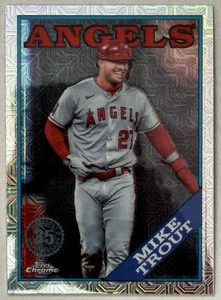 2023 Topps Chrome Mojo 35th Anniversary Card #2T88C-4 Mike Trout L.A. Engel - Bild 1 von 6