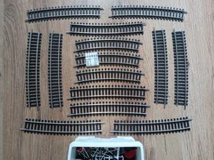 14 New Hornby OO Gauge R604 / R628 Curves - Nickle Silver - Picture 1 of 4
