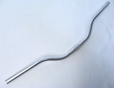 ~ Manillar elevador vintage NITTO B801 años 80 MTB bicicleta aleación 685 mm plata Japón ~ Foto 1 de 4