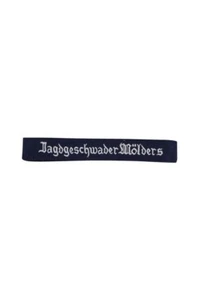 WWII Luftwaffe jagdgeschwader Mölders EM cuff title - Imagen 1 de 1