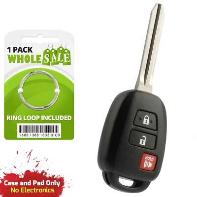 Replacement For 2014 2015 2016 Toyota Prius C V Car Key Fob Remote Shell Case Foto 1 de 4