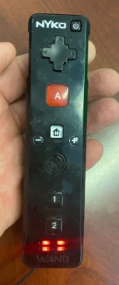 Nyko Wii Remote Controller Black Nyko Wand Tested Works 25 - Image 1 of 3
