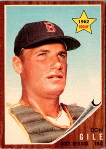 1962 Topps Don Gile #244 Boston Red Sox