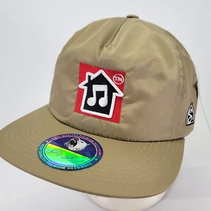 Cappello berretto House Supply musica sotterranea travi ottava nota fibbia strapback kaki - Foto 1 di 9