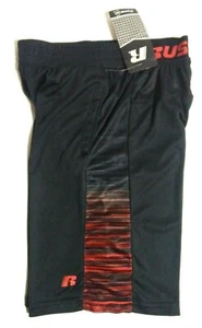 Russell Boys Athletic Active Basketball Shorts Dri Power 360 NWT size 6/7 Black - Picture 1 of 4