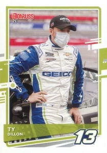 Ty Dillon 2021 Panini Donruss Racing NASCAR Base Card #77 Germain Racing - Picture 1 of 2