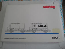 Marklin HO 48541 SNCB NMBS Petroleum Tank Car Set w/weathered roof- LNIB