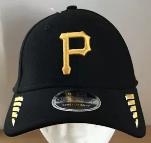 Mütze Kappe Pittsburgh Pirates verstellbar Stretch Druckknopf New Era 9forty schwarz MLB NEU - Bild 1 von 7