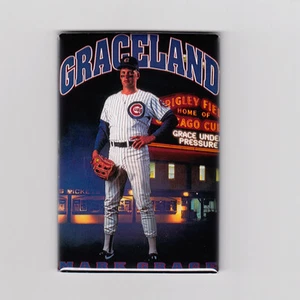 MARK GRACE / GRACELAND - 2" x 3" POSTER FRIDGE MAGNET costacos mlb chicago cubs - Imagen 1 de 4