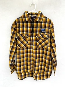Egmont NZ 100% Wool Double Pocket 1/4 Zip Lumberjack Jumper Jacket Shirt Size M - Foto 1 di 6