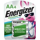 AA Energizer Rechargeable Batteries 4pc Double A