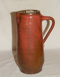 Kanne Krug Studio Keramik Ochsenblutglasur monogrammiert - Picture 1 of 8