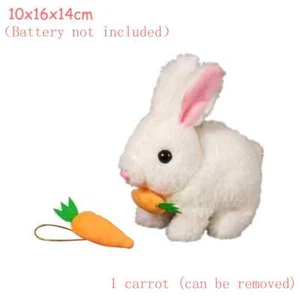 Electric Plush Rabbit Hopping Jumping Interactive Bunny Robot Toy Easter Gift - Picture 1 of 34