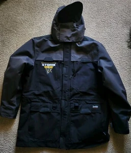 Mens Sz XL Gamehide Stormhide Typhoon Class Full Zip Coat Jacket Black - Picture 1 of 3