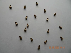 BRASS FILLISTER HEAD SLOTTED MACHINE SCREWS 6/32 x 1/4" 15 PCS. NEW - Picture 1 of 1