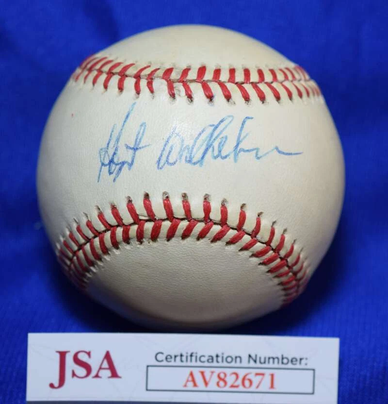 Hoyt Wilhelm JSA COA Autograph National League Signed Baseball - Image 1 of 2