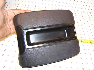 BMW E39 2003 530i sedán central deslizante negro genuino 1 reposabrazos/consola, tipo #2 Foto 1 de 4