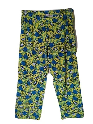 Pantalones de pijama Despicable Me Minions talla L polar azul amarillo 38" L juvenil Foto 1 de 4