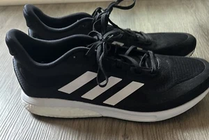 Adidas Supernova Mens US 12 Black White Boost Light Mesh Run Walk Comfort - Picture 1 of 5