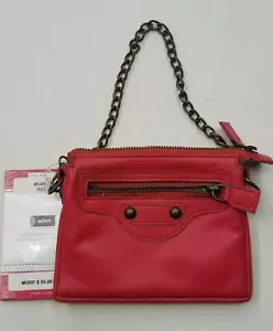 Winn International Leder Mini-Geldbörse rot 5486 - Bild 1 von 3