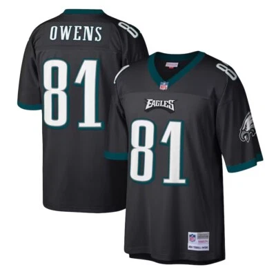 Terrell Owens #81 | NEGRO | Philadelphia Eagles | MITCHELL & NESS | NUEVO CON ETIQUETA Foto 1 de 4