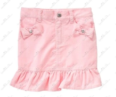 Falda Gymboree Girls 6 "Homecoming Kitty" Rosa Pana Lazo Nueva con Etiquetas 2011 Foto 1 de 2