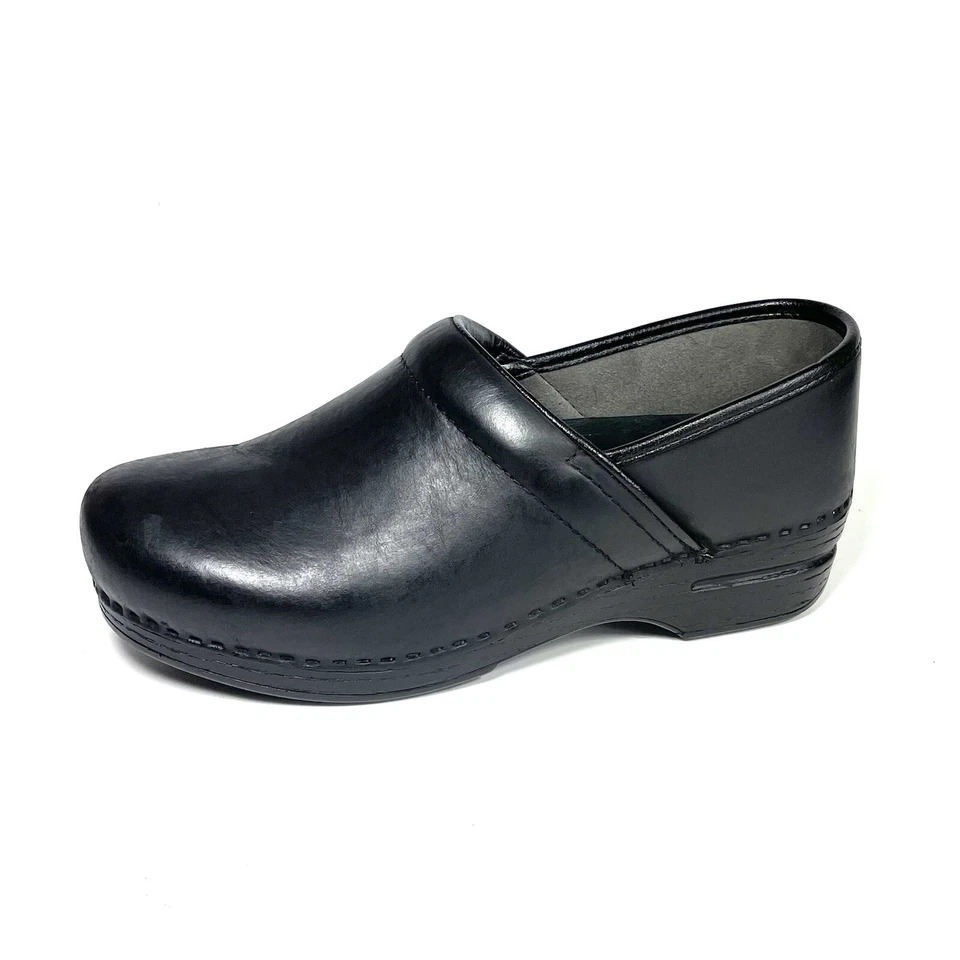 Dansko XP Shoes Women’s 42 US 11.5-12 Black Clogs Leather Nursing Comfort - Image 1 of 4