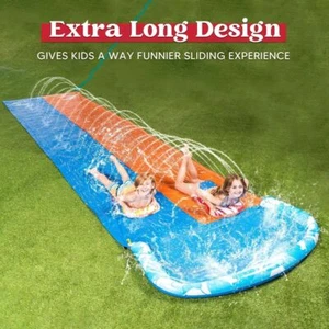 JOYIN 22.5ft Water Slide with Build in Sprinkler & 2 Bodyboards Summer Water Toy - Picture 1 of 7