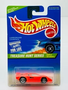 Hot Wheels 1996 Treasure Hunt Series LAMBORGHINI COUNTACH Orange NEW !!! - Picture 1 of 2