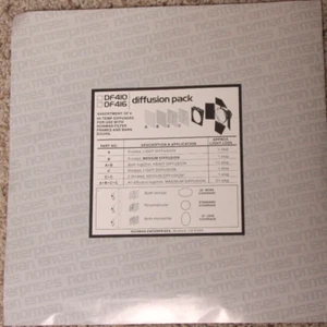 Norman DF410 Gel Diffusion Pack-4 Piece Assorted Gels-Fits 10" Norman Frame - Picture 1 of 3