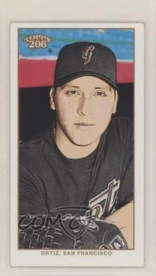 Mini bicicleta trasera Topps 206 2002 Russ Ortiz #130 Foto 1 de 2