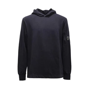 O0860 FELPA UOMO C.P. COMPANY LIGHT FLEECE MAN SWEATSHIRT BLUE - Picture 1 of 4
