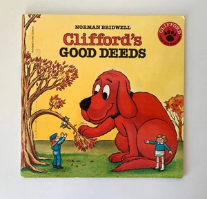 Clifford's Good Deeds by Norman Bridwell (PB 1985) Vintage Storybook Red Dog - Picture 1 of 13