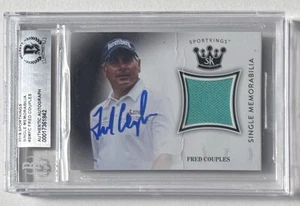 PARCHE AUTOMÁTICO FRED PAIR FIRMADO 2O18 SPORT KINGS RECUERDOS INDIVIDUALES SM-FC BECKETT - Imagen 1 de 2