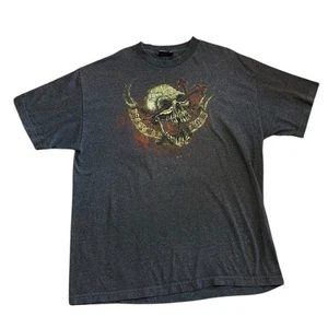 Maglietta Vintage 2006 Miami Ink Skull Graphic Y2K Grunge Uomo XL - Foto 1 di 5