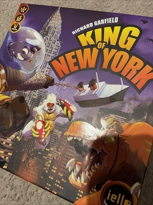 King Of New York Board Game iello Richard Garfield Complete - Image 1 of 4