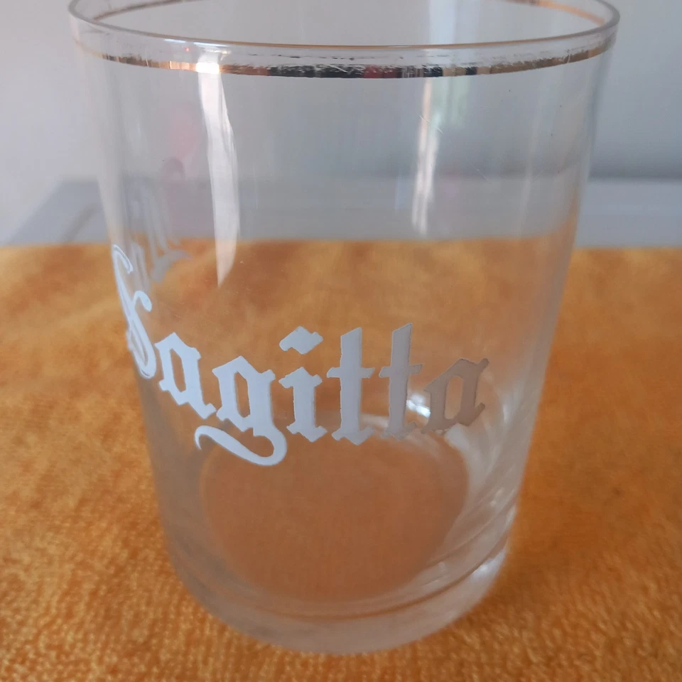 Ancien verre bière La Sagitta Brie Marcq  en Baroeuil - Photo 1/1