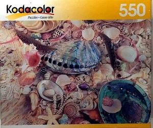 Seashells Kodacolor Kodak 550 pc Jigsaw Puzzle 13" X 19" Rose Art - Picture 1 of 1