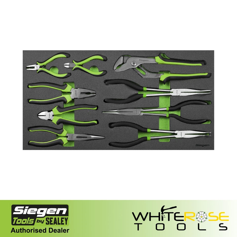 Sealey Pliers Set Tool Tray Siegen by Sealey Cutting Hand Tools Set 9pc - Image 1 of 4