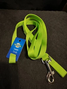 NWT PetSafe Nylon Dog Leash 6’ X 3/4" - 6 foot x 3/4 inch web NEW LIME GREEN - Picture 1 of 1