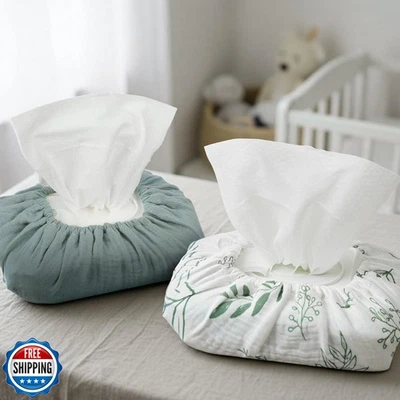 Frienda 2 Pcs Baby Wipes Cover Baby Muslim Diaper Wipes Pouch Cot - Image 1 of 4