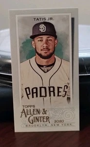 Fernando Tatis Jr. - 2020 Topps Allen & Ginter #389 RIP CARD mini SP Padres - Picture 1 of 2