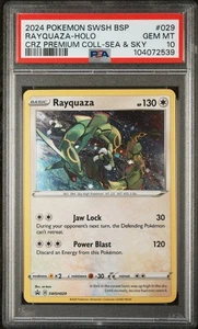 PSA 10 Rayquaza #029 Holo 2024 Pokemon SwSh SWSH029 Black Star Promo GEM MINT - Picture 1 of 2