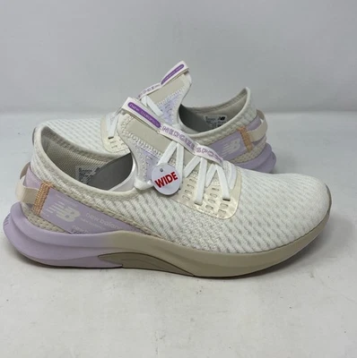 New Balance Women’s DynaSoft Nergize Sport v2 White/Purple 9.5 W Wide WNRGSIC2 - Image 1 of 4