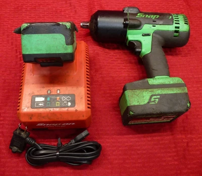 SNAP-ON CT8850G 18V CORDLESS ½” DRIVE IMPACT WRENCH GREEN/BLACK - Image 1 of 4